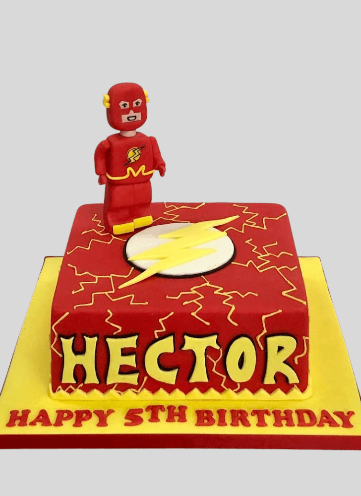 Alluring The Flash Cake