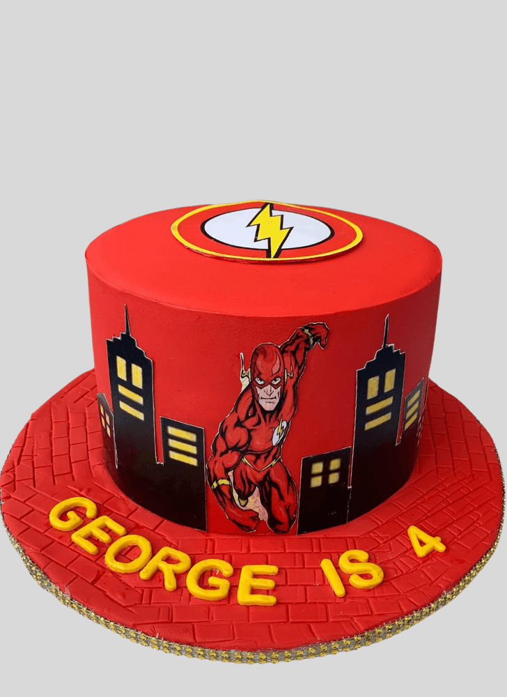 Captivating The Flash Cake