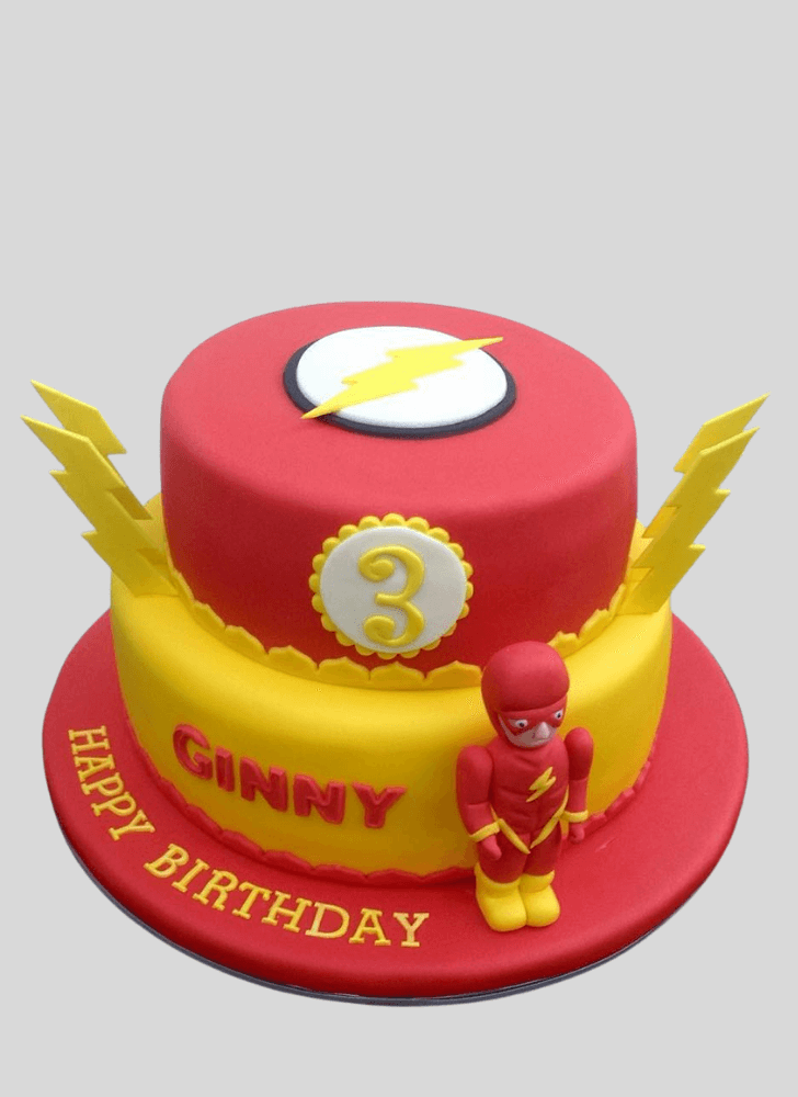 Comely The Flash Cake