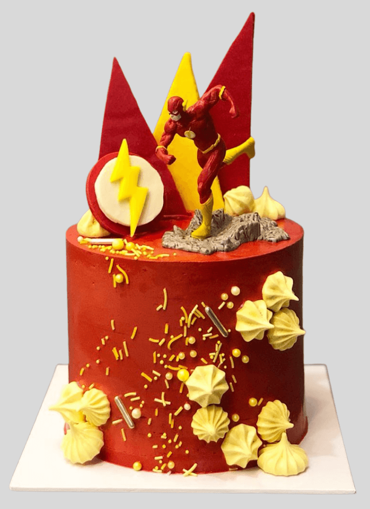Cute The Flash Cake