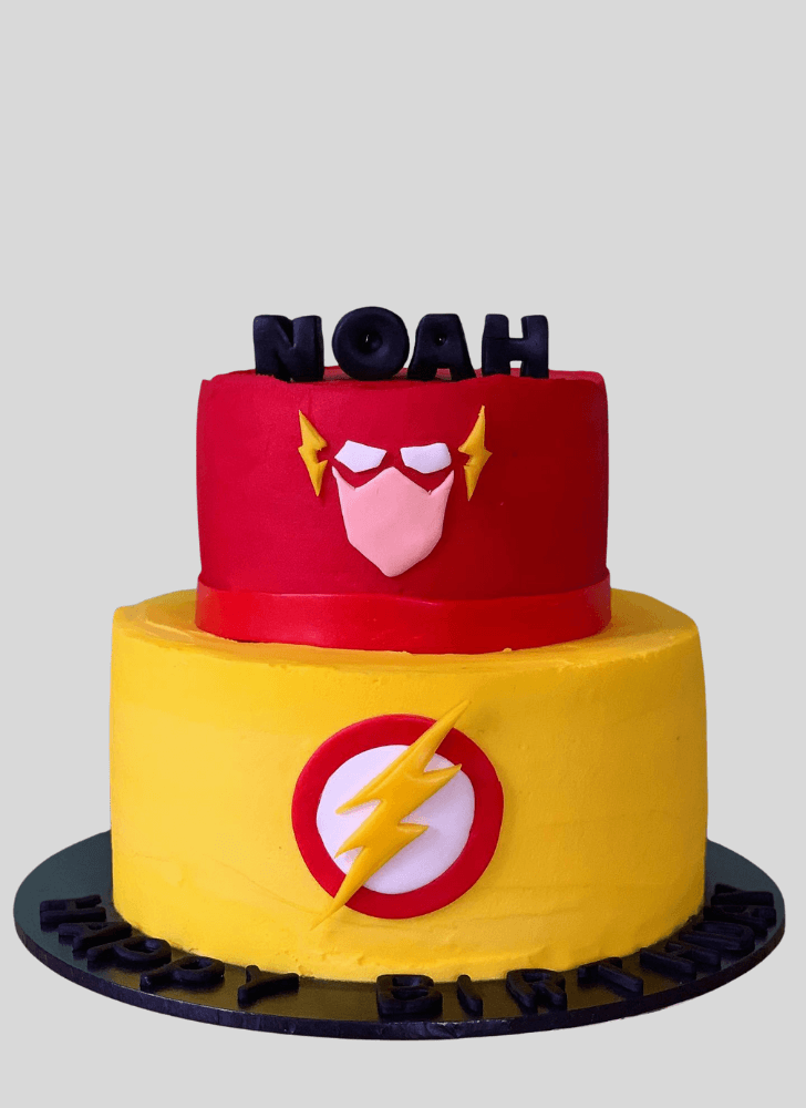 Delicate The Flash Cake