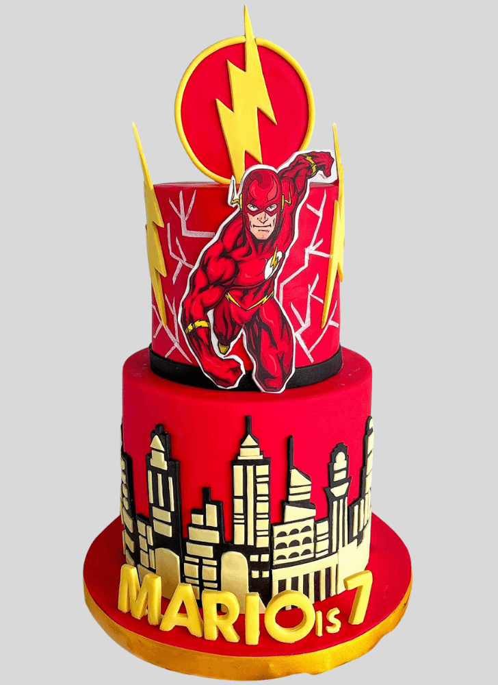 Enthralling The Flash Cake