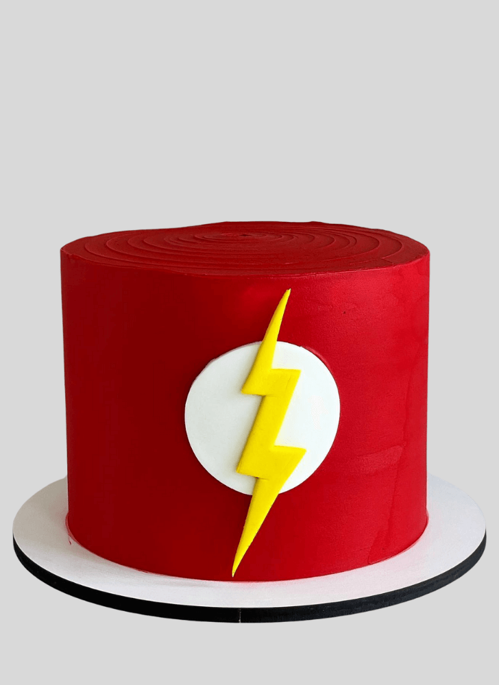 Lovely The Flash Cake Design