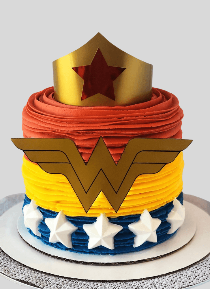 Angelic Wonder Woman Cake