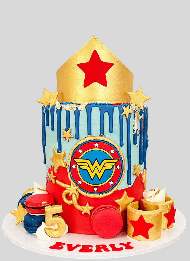 Appealing Wonder Woman Cake