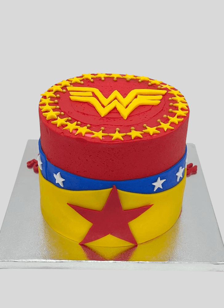 Charming Wonder Woman Cake