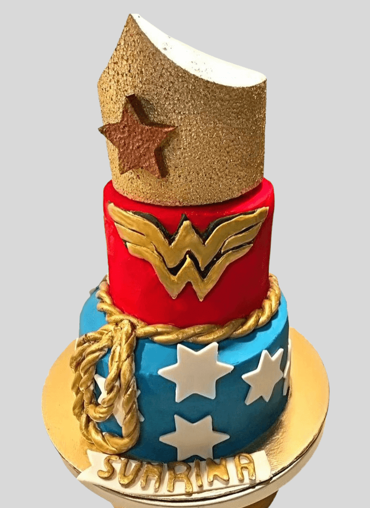 Gorgeous Wonder Woman Cake
