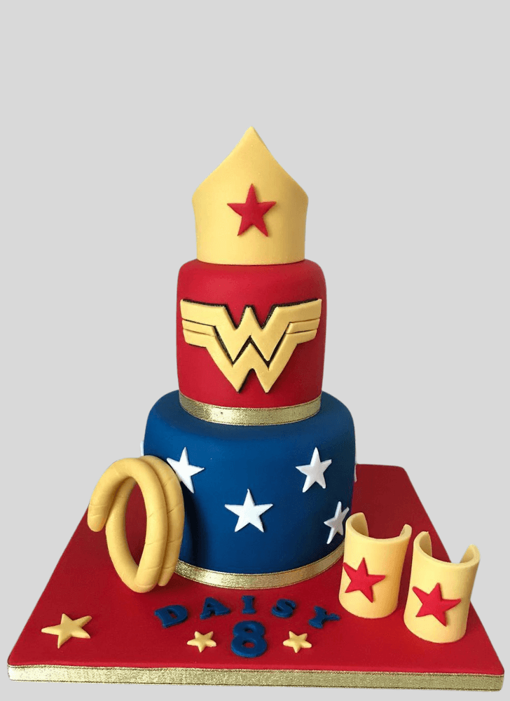 Marvelous Wonder Woman Cake