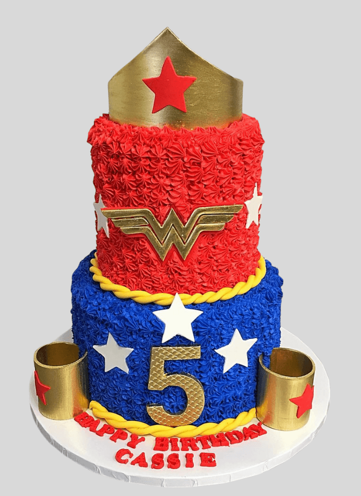 Stunning Wonder Woman Cake