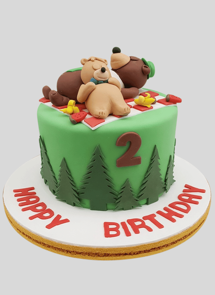 Alluring Yogi Bear Cake