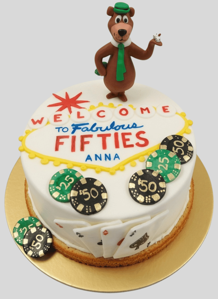 Appealing Yogi Bear Cake