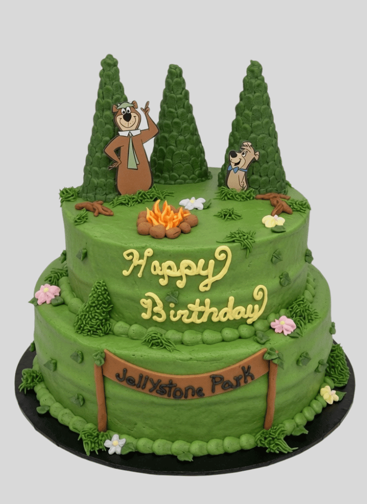 Captivating Yogi Bear Cake