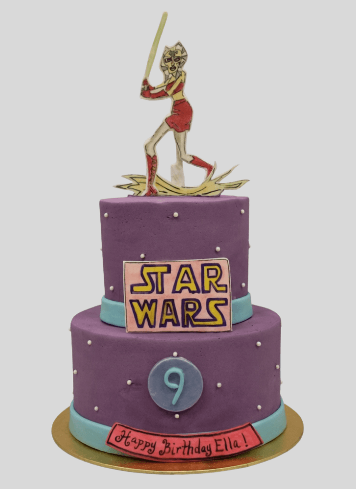 Angelic Ahsoka Tano Cake