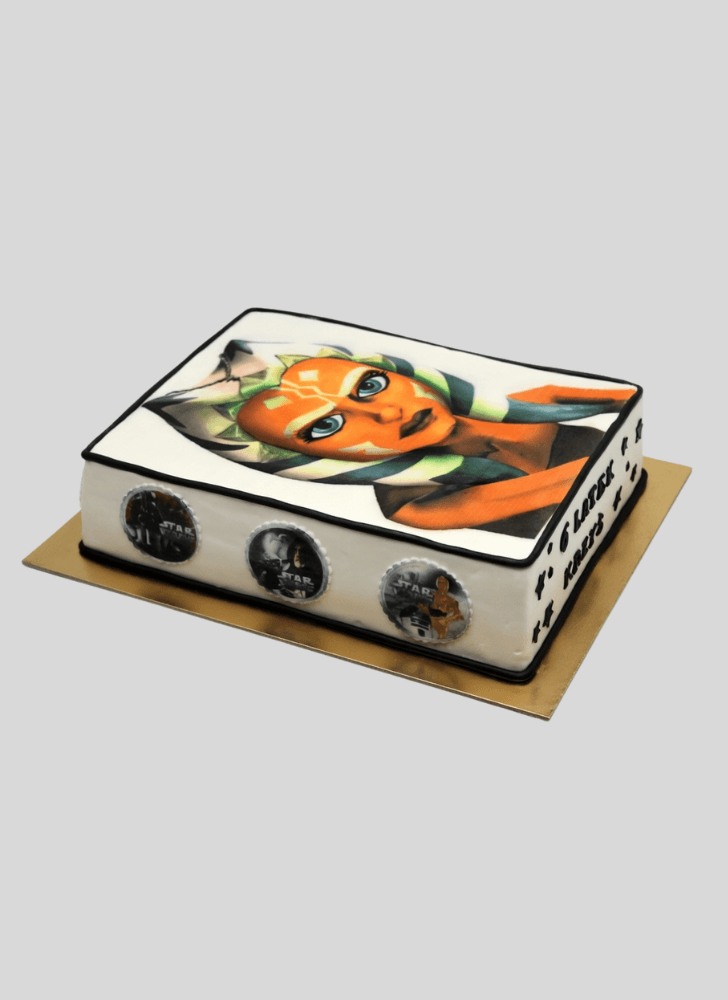 Appealing Ahsoka Tano Cake