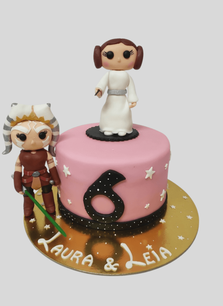 Dazzling Ahsoka Tano Cake