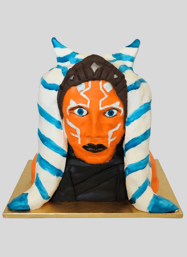 Delicate Ahsoka Tano Cake