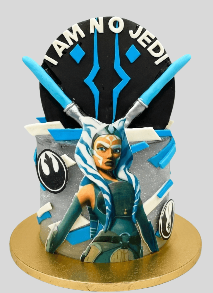 Elegant Ahsoka Tano Cake