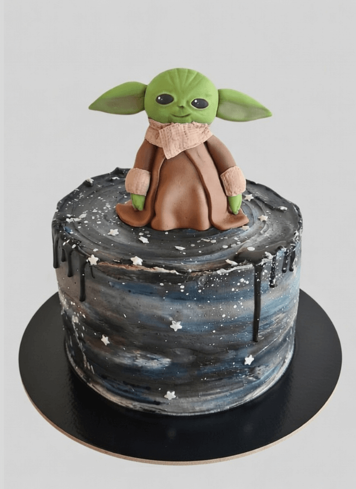 Alluring Baby Yoda Cake