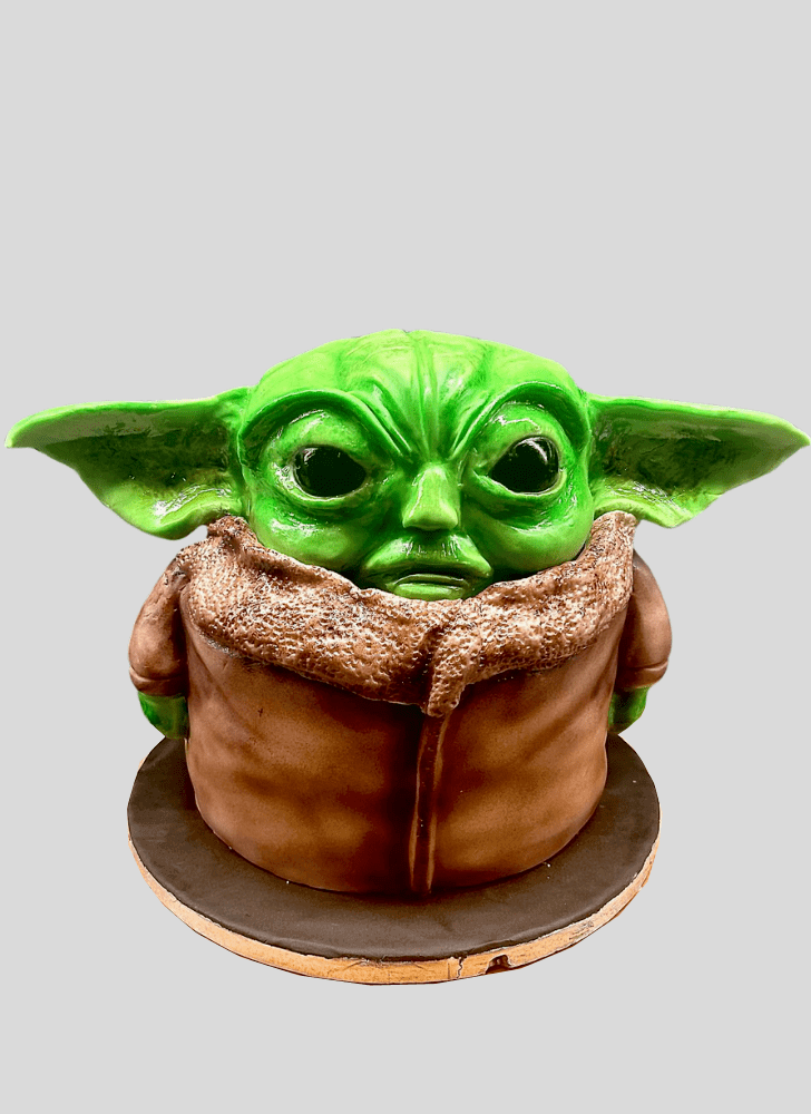 Charming Baby Yoda Cake