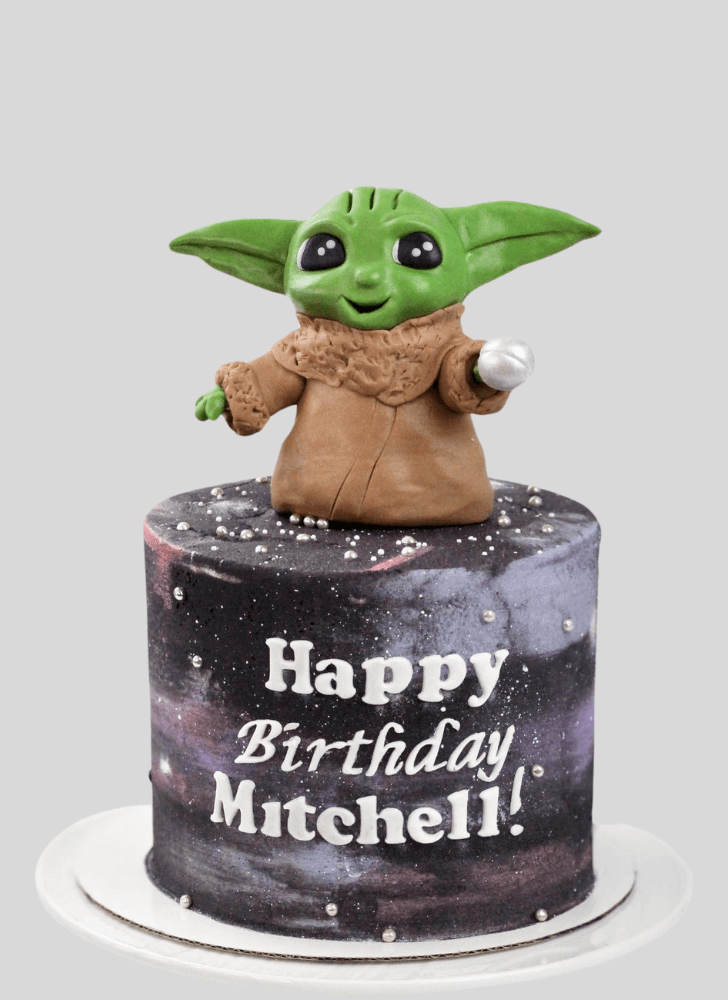 Exquisite Baby Yoda Cake