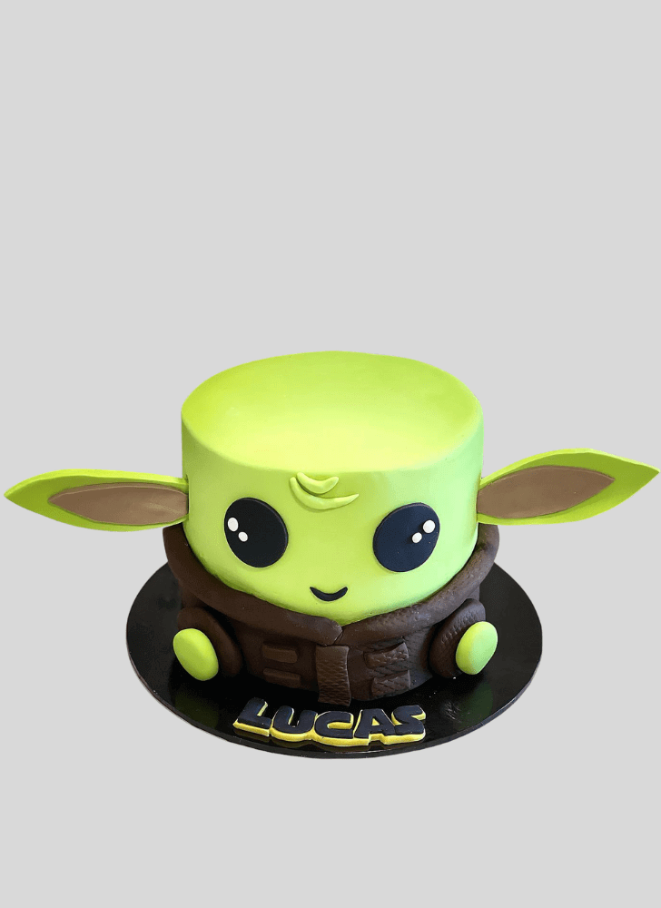 Fascinating Baby Yoda Cake