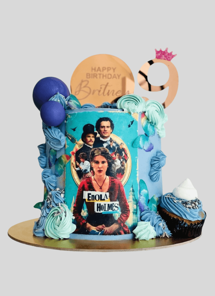 Adorable Enola Holmes Cake