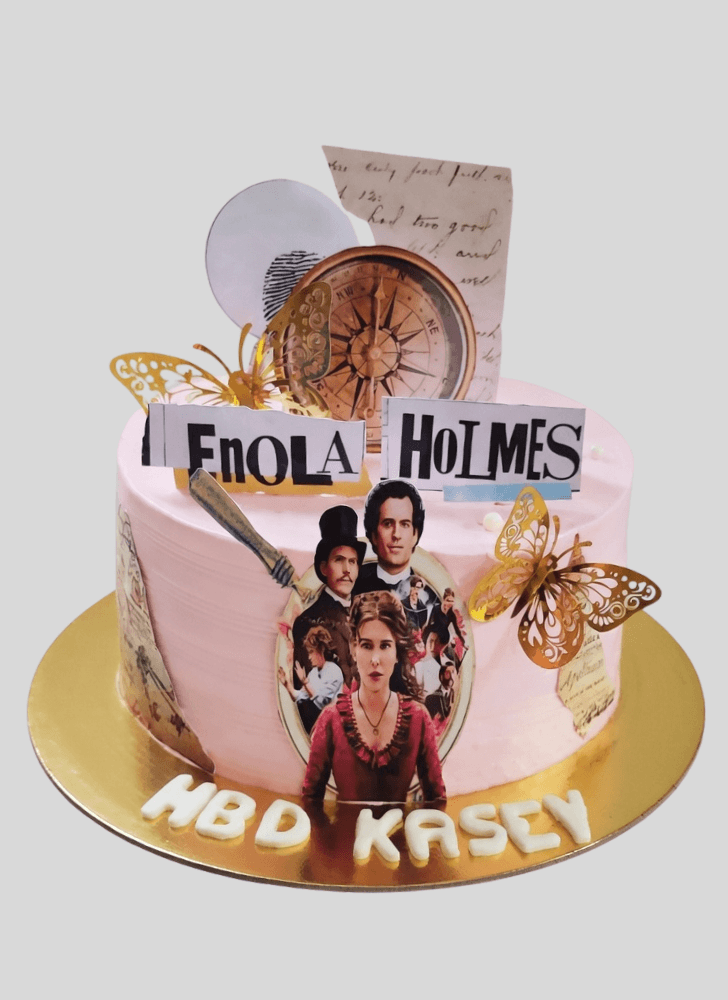 Alluring Enola Holmes Cake