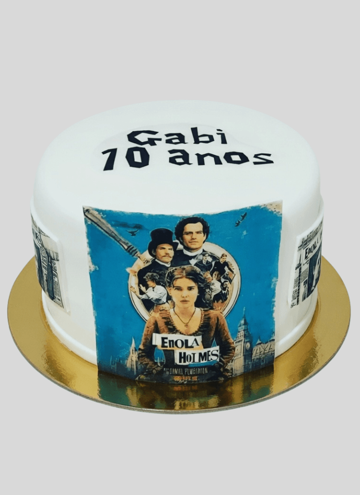 Captivating Enola Holmes Cake