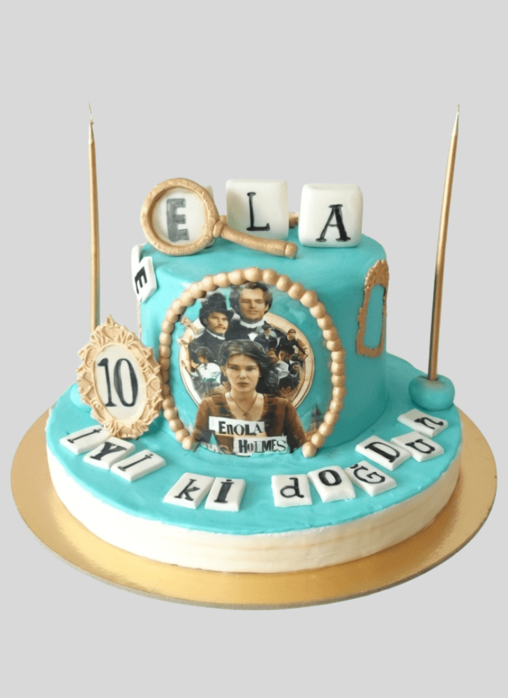 Charming Enola Holmes Cake