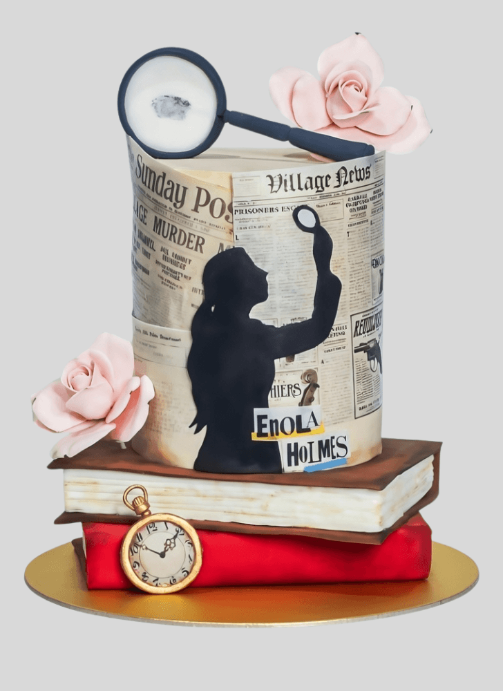 Dazzling Enola Holmes Cake