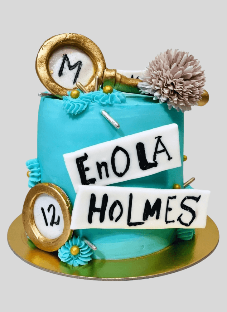 Enticing Enola Holmes Cake