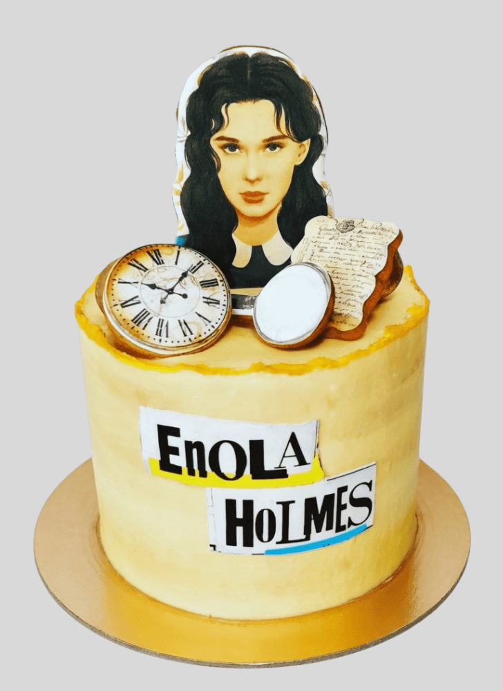 Exquisite Enola Holmes Cake