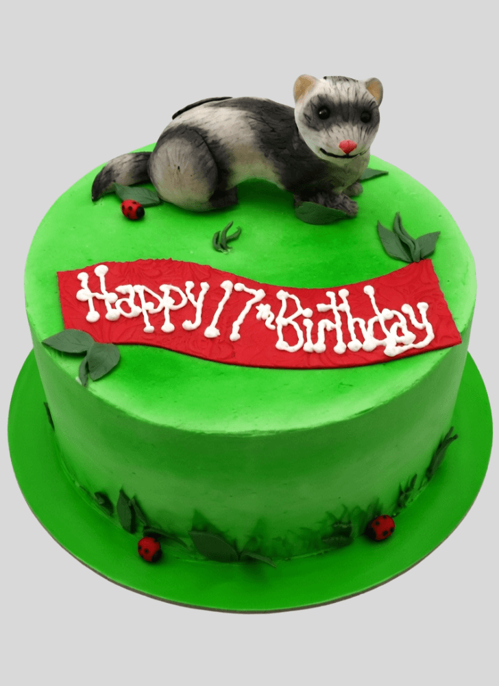 Charming Ferret Cake