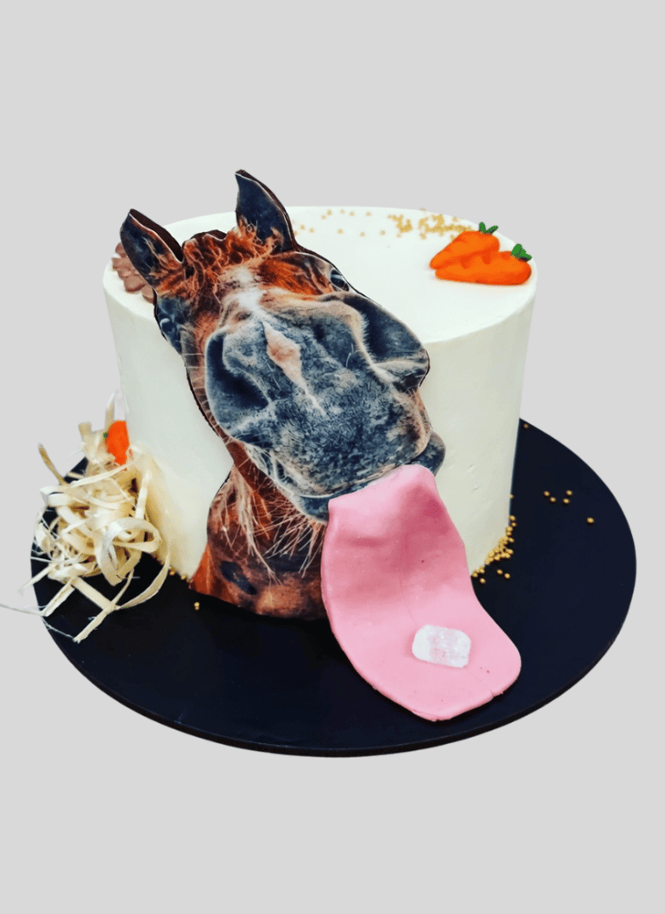 Cute Horse Cake