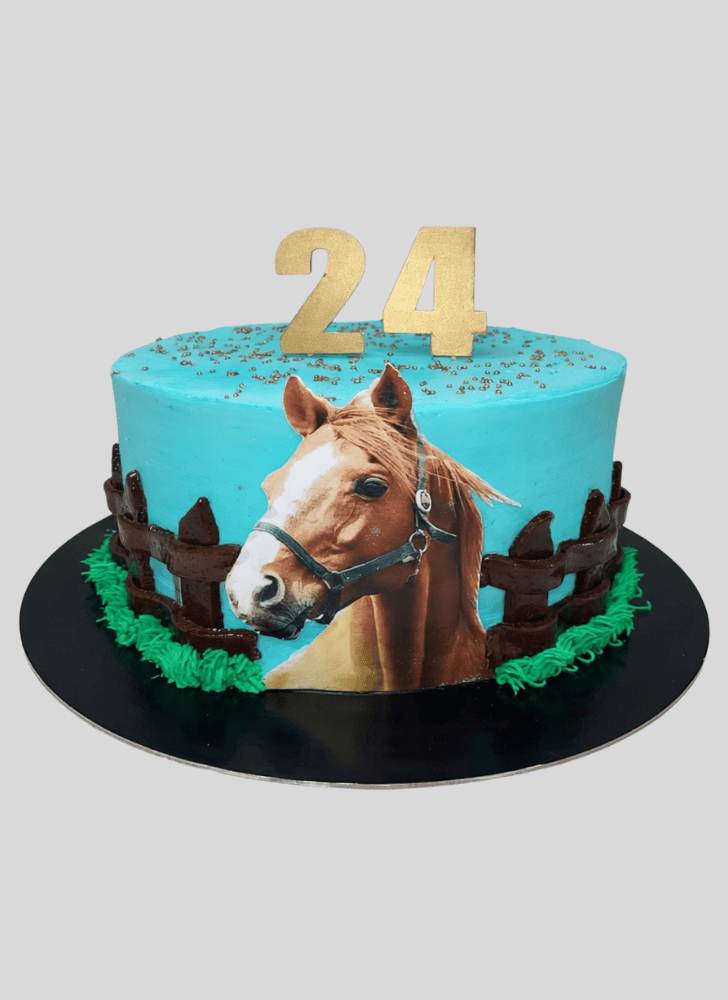 Enthralling Horse Cake