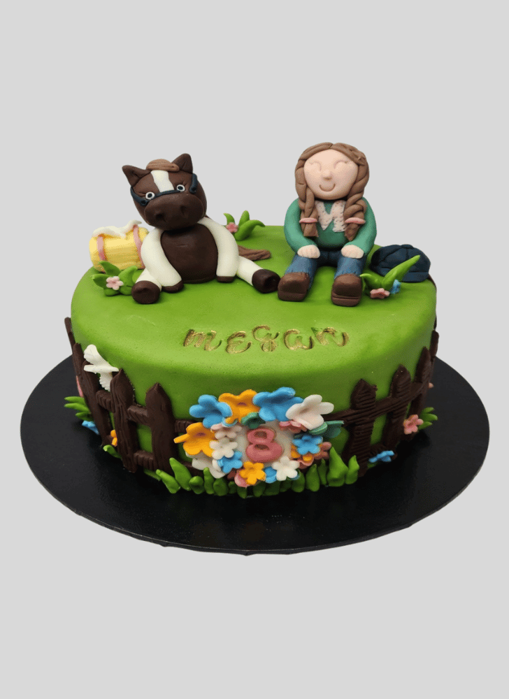 Exquisite Horse Cake