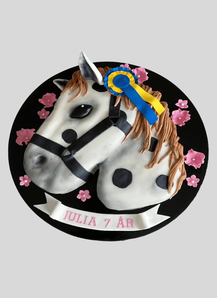 Graceful Horse Cake