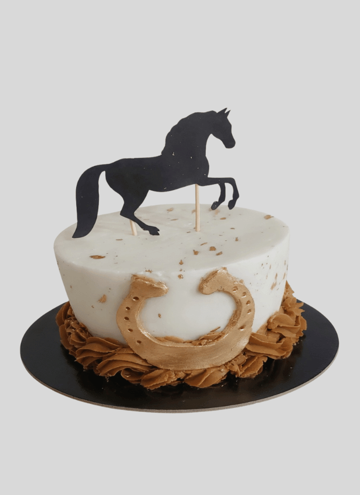 Handsome Horse Cake
