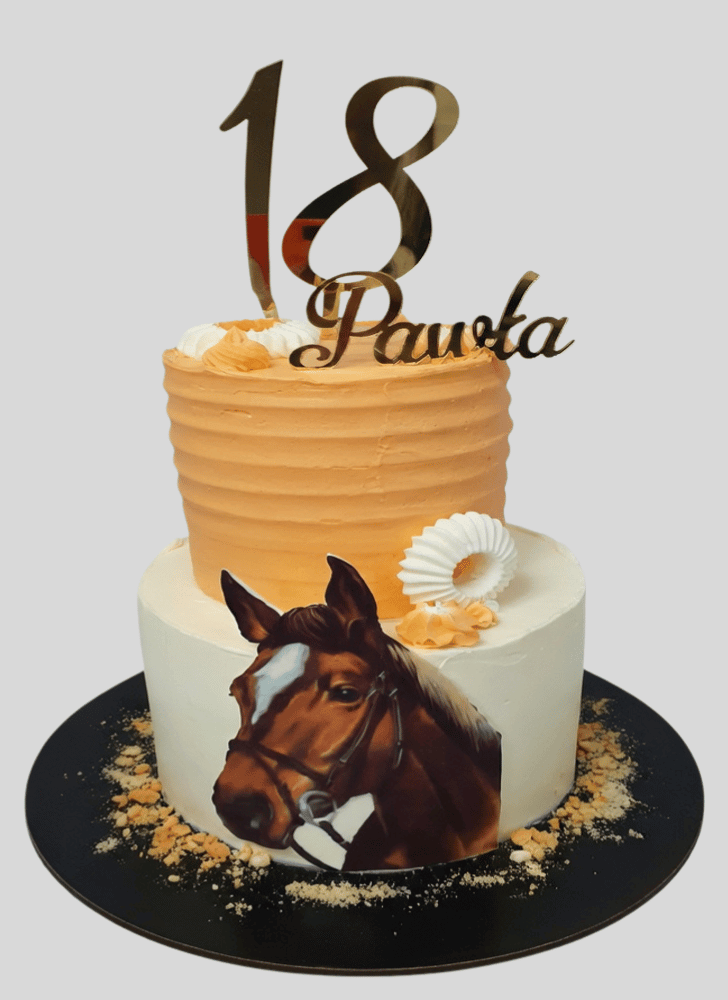 Lovely Horse Cake Design