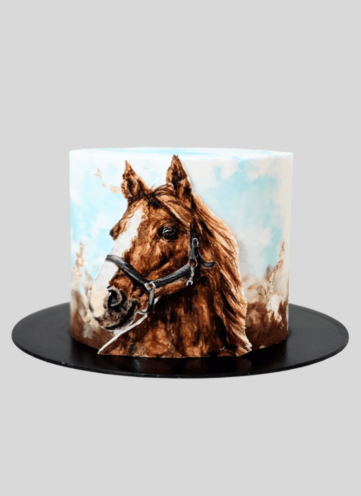 Resplendent Horse Cake