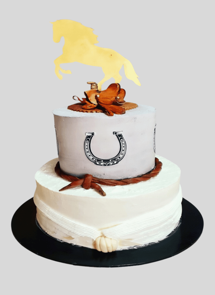 Shapely Horse Cake
