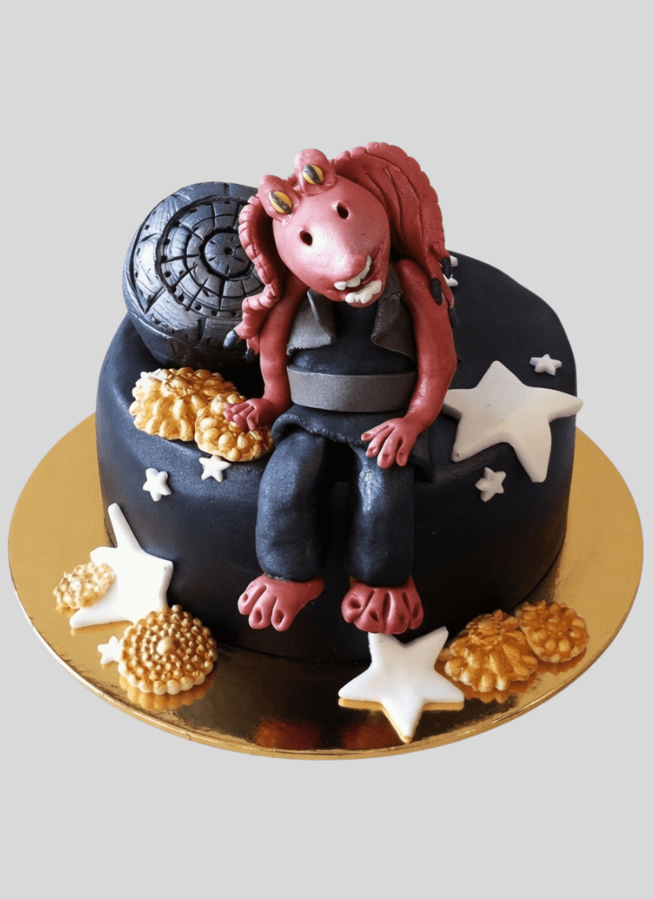 Admirable Jar Jar Binks Cake Design