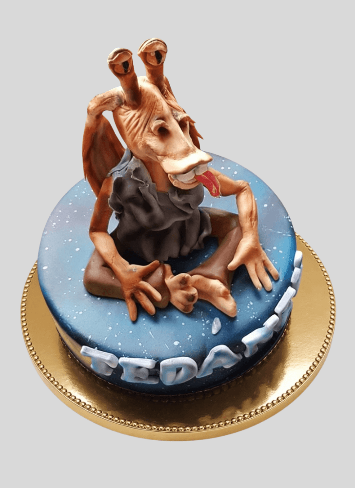 Adorable Jar Jar Binks Cake
