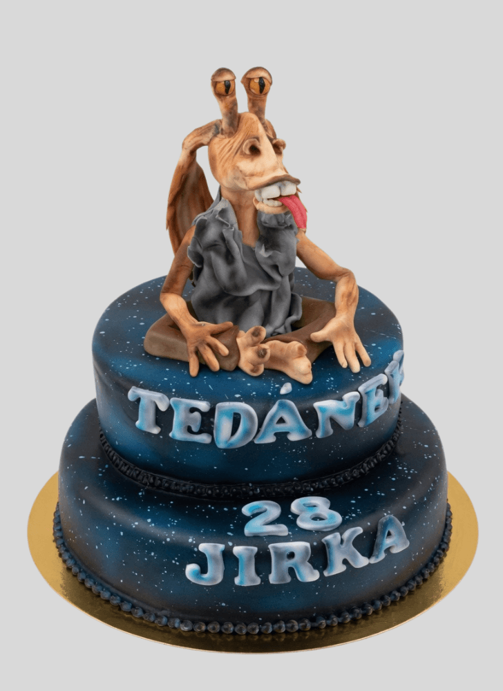 Alluring Jar Jar Binks Cake