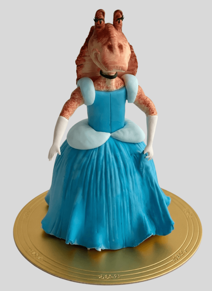 Angelic Jar Jar Binks Cake