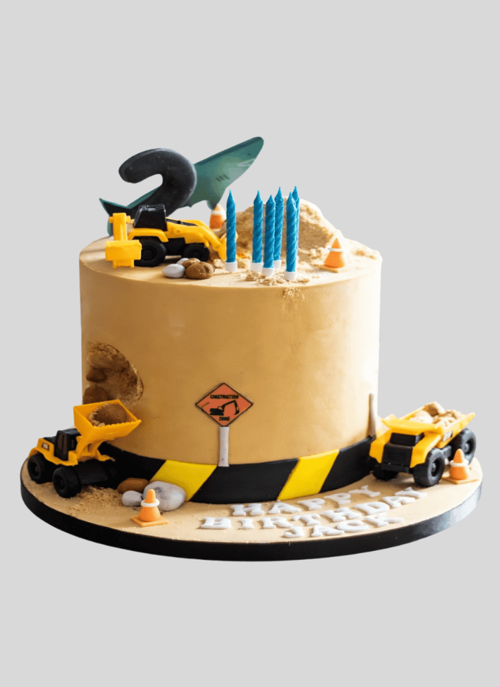 Angelic JCB Cake