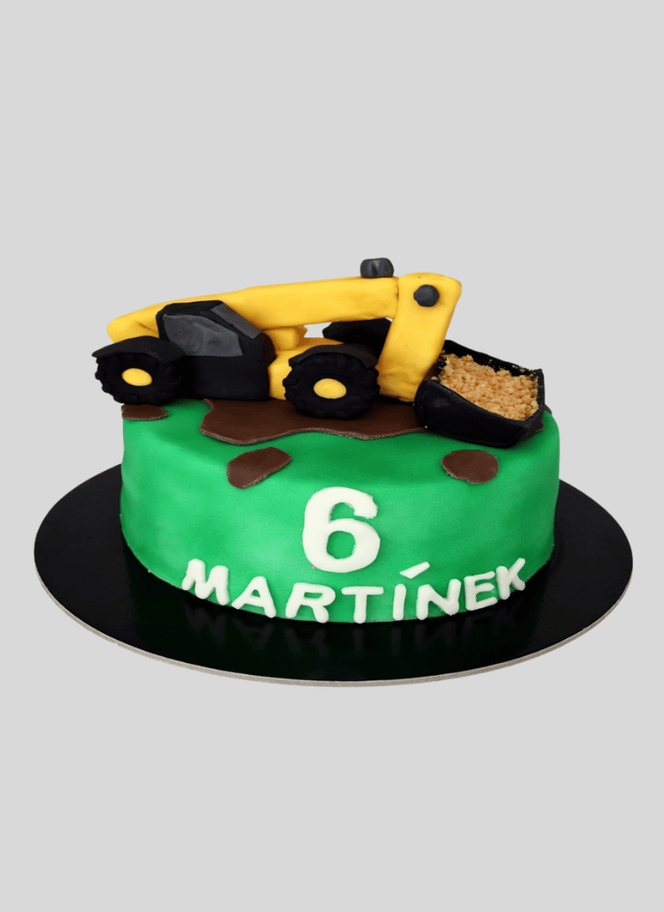 Beauteous JCB Cake