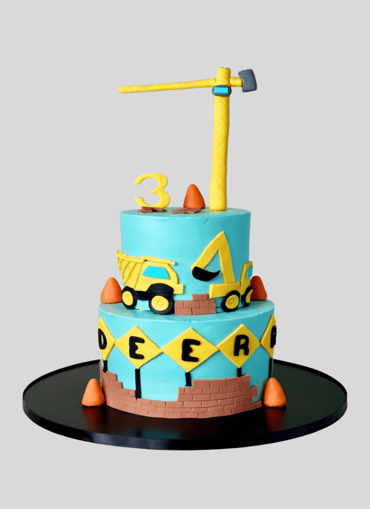 Enticing JCB Cake