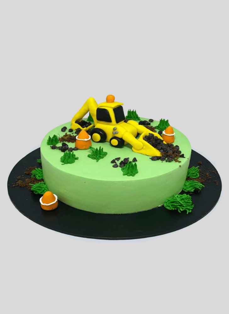 Gorgeous JCB Cake