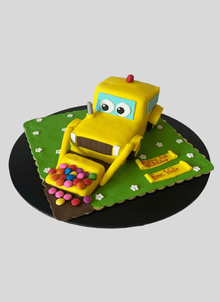 Graceful JCB Cake